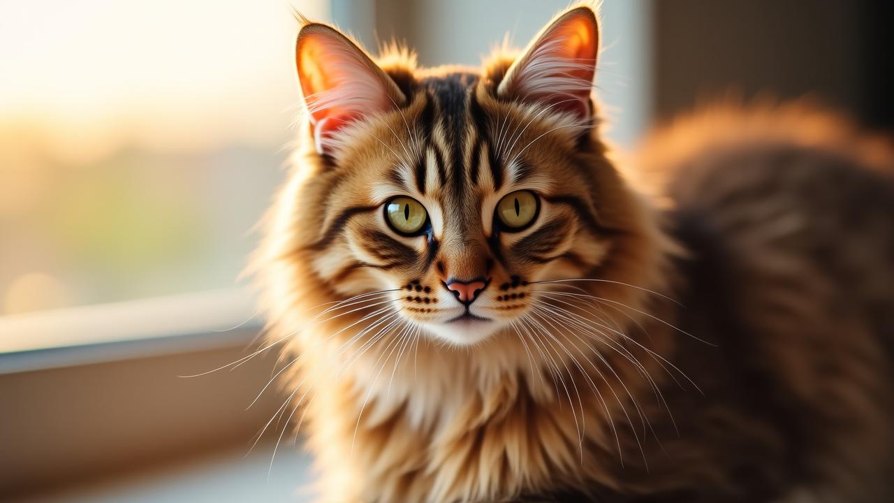 Discerning cat looking at a bowl of natural food