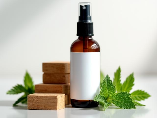 Natural essential oil spray for pet coats